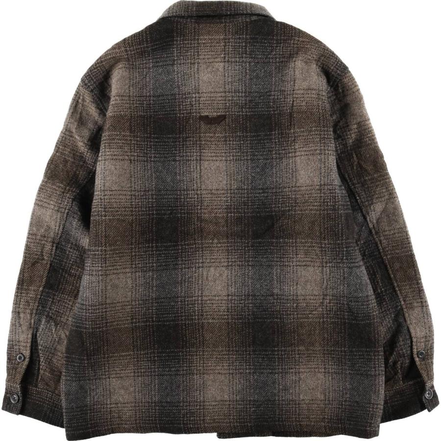 Eddie Bauer（エディーバウアー） 古着 オンブレチェック ウール