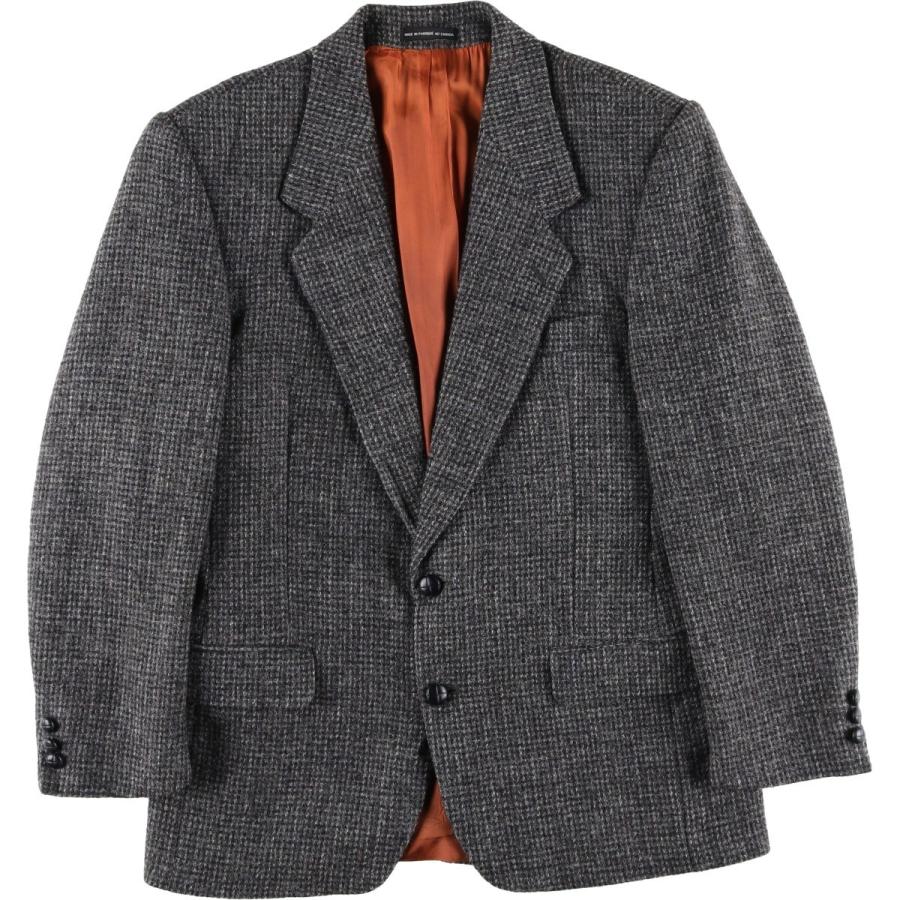 古着 MOORES Harris Tweed ハリスツイード ウールテーラードジャケット
