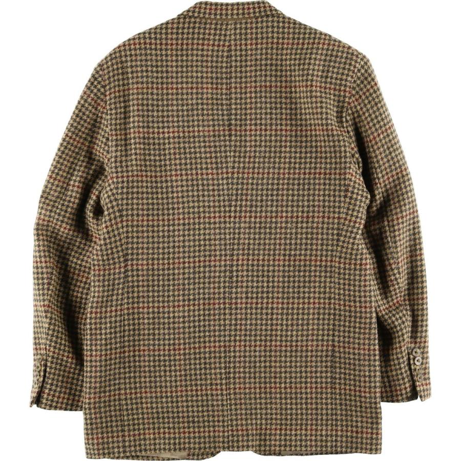 古着 90年代 Hunt Club 千鳥格子柄 ウールテーラードジャケット USA製