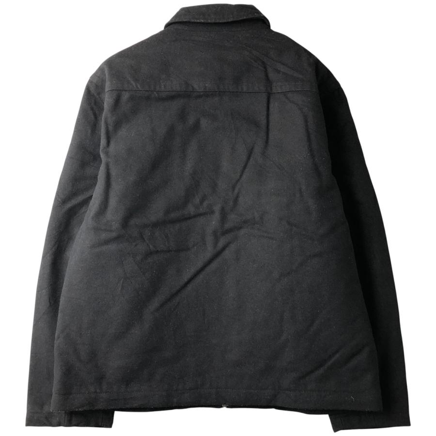 極美品　名作　OLD GAP ウールジャケット　90s ブラック　ジップアップ 人気Lサイズ】OLD GAP 90s 肉厚 ウールジップジャケット 中綿