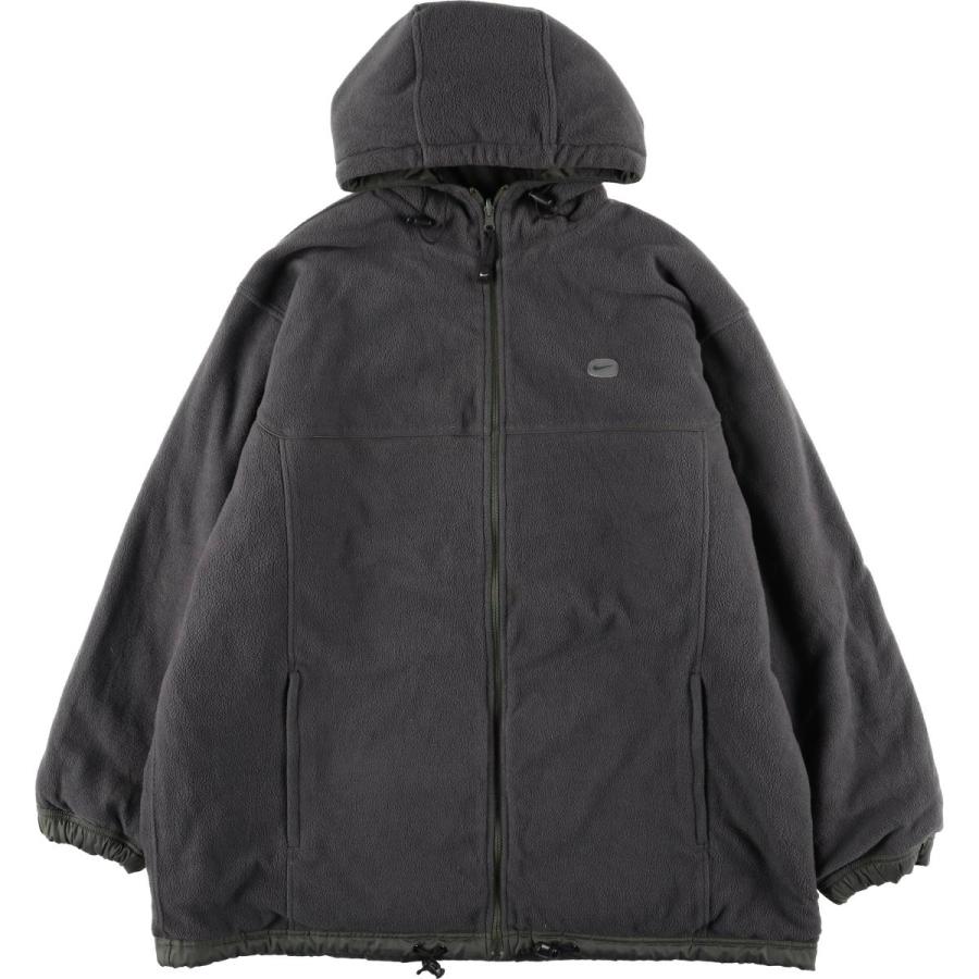 NIKE（ナイキ） 古着 00年代 バックロゴ リバーシブル フリース×中綿