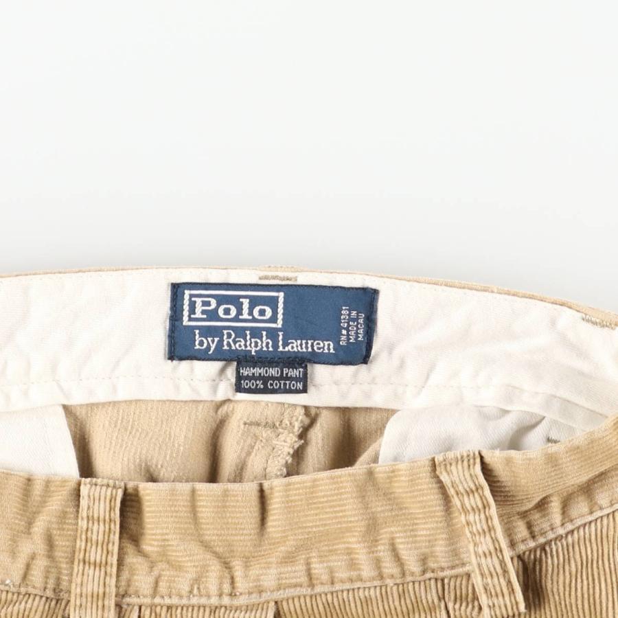 古着 ラルフローレン Ralph Lauren POLO by HAMMOND PANT ツータック