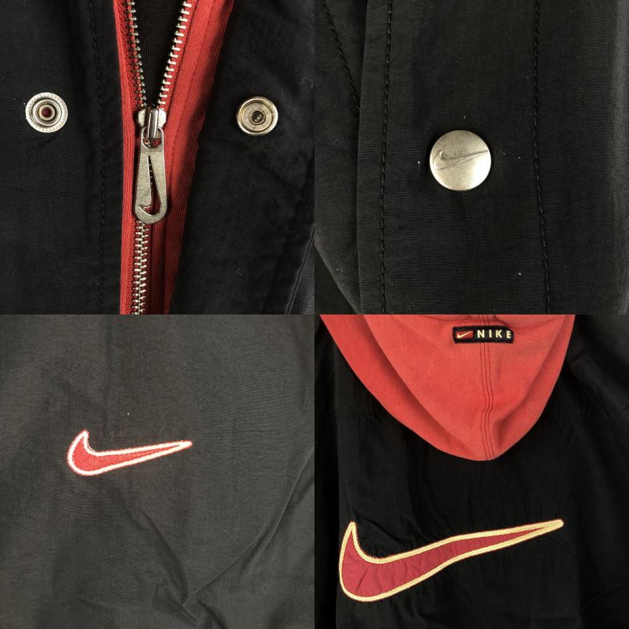 NIKE（ナイキ） 古着 90年代 フード付き バックロゴ ナイロン