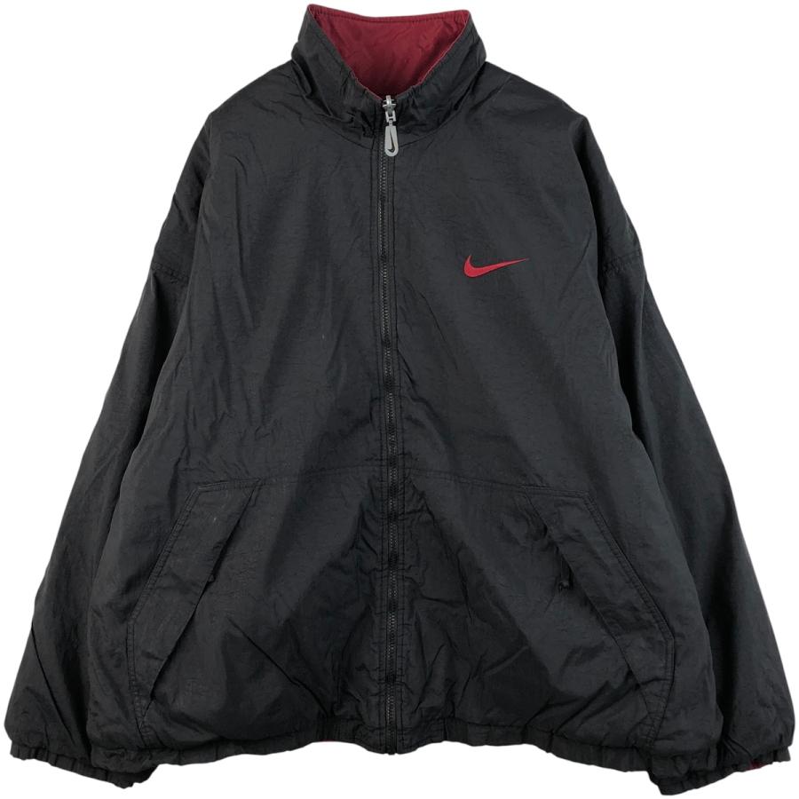 NIKE 90s 中綿ジャケット リバーシブル NIKE（ナイキ） 古着 90年代 リバーシブル バックロゴ 中綿ジャケット