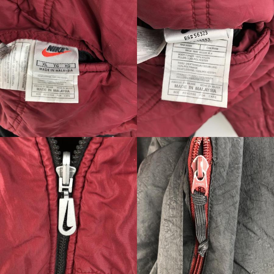NIKE（ナイキ） 古着 90年代 リバーシブル バックロゴ 中綿ジャケット