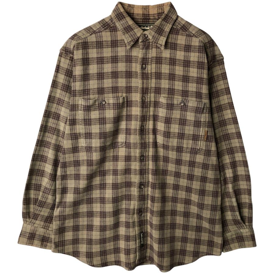 Timberland（ティンバーランド） 古着 90~00年代 長袖 フランネル