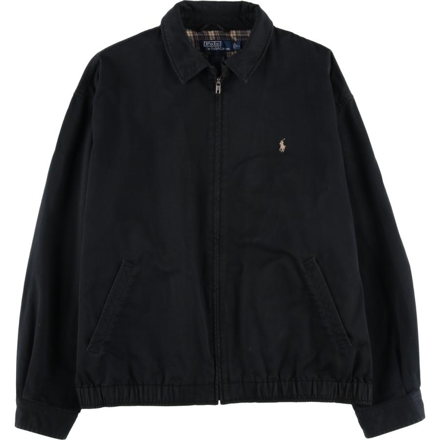 Polo by Ralph Lauren 黒　スポーツジャケット 古着 ラルフローレン Ralph Lauren POLO by スイングトップ スポーツ