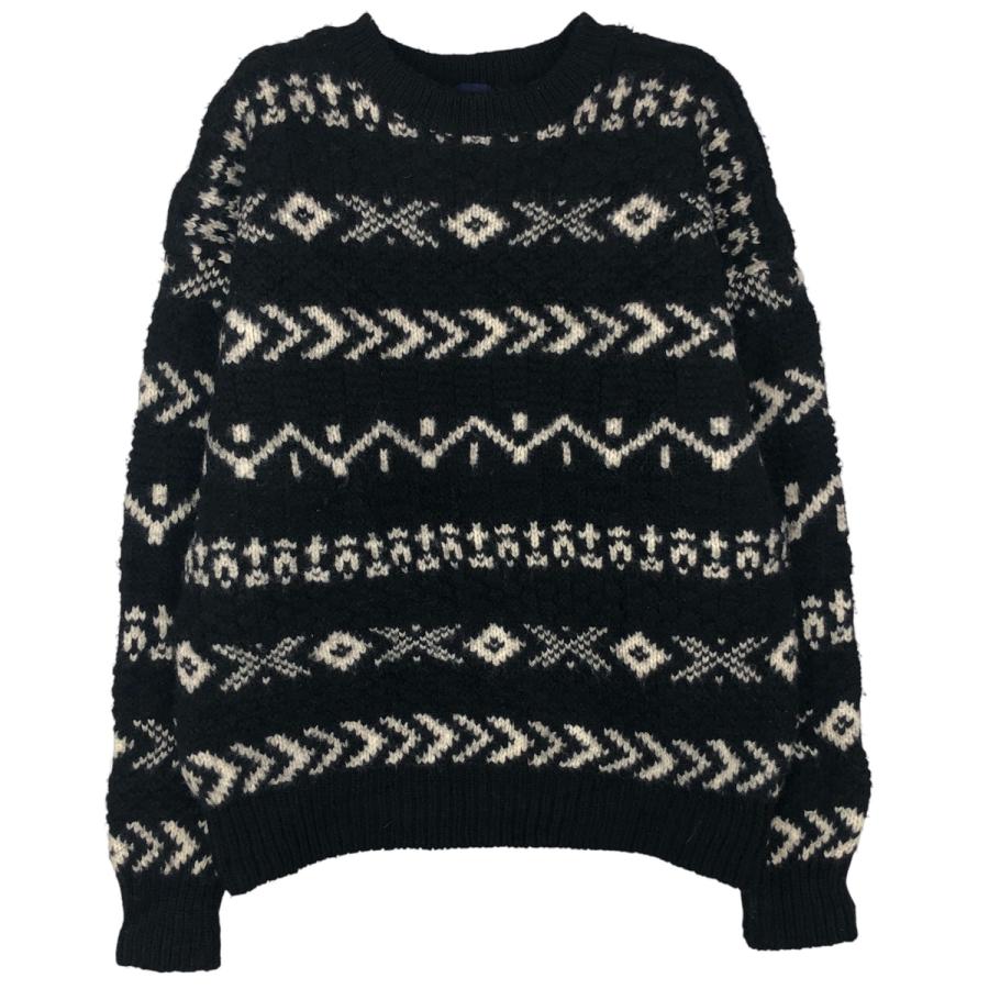 GAP（ギャップ） 古着 90年代 オールドギャップ 総柄 ウールニット