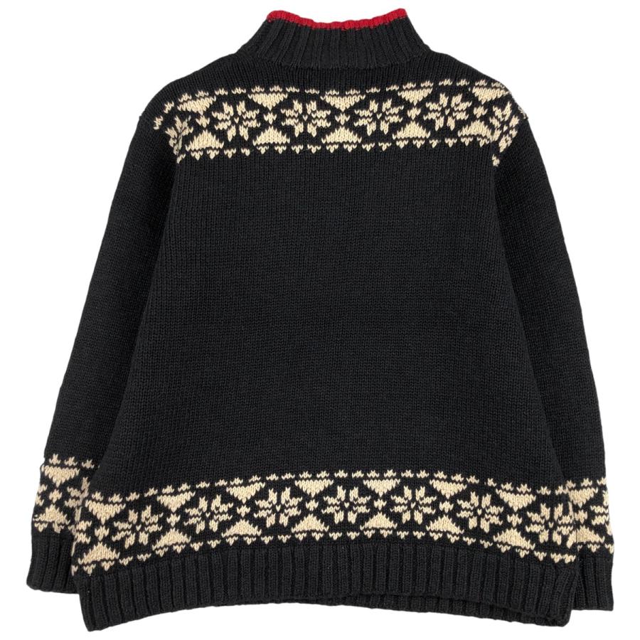 古着 ラルフローレン PETITE ノルディック柄 スノー柄 雪柄 ハイネック