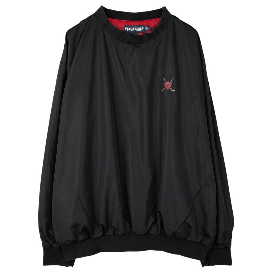 s*o様 POLO GOLF ナイロンプルオーバージャケット L（XL）ラルフロ 90s POLO GOLF Crew-Neck Nylon Pullover Jacket カーキ L ポロゴルフ
