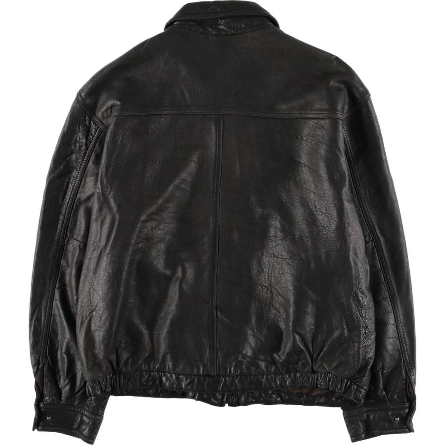 古着 アルファニ ALFANI 中綿入り スイングトップタイプ レザー