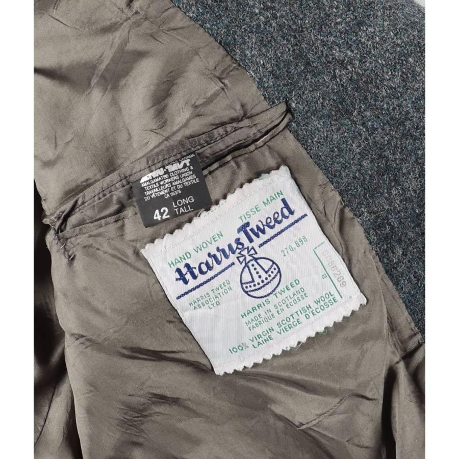 古着 MOORES Harris Tweed ハリスツイード ウールテーラードジャケット