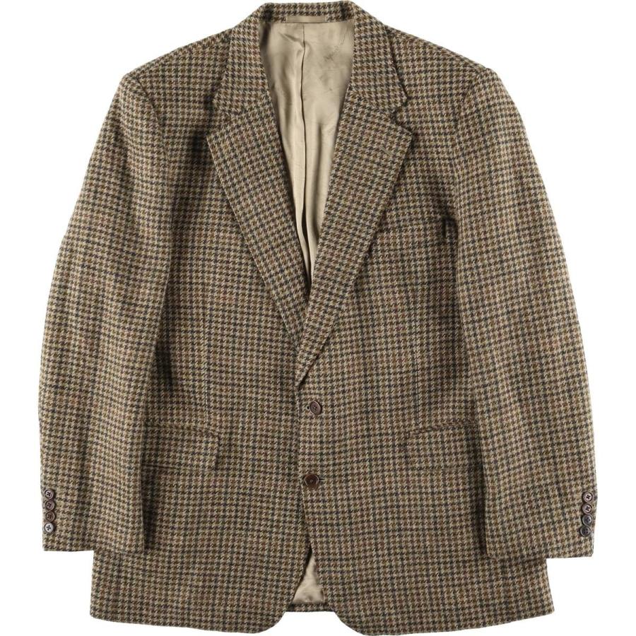 Aquascutum チェック型押しラムレザージャケット 本革 裏クラブチェック Aquascutum（アクアスキュータム） 古着 チェック柄 ウールテーラード