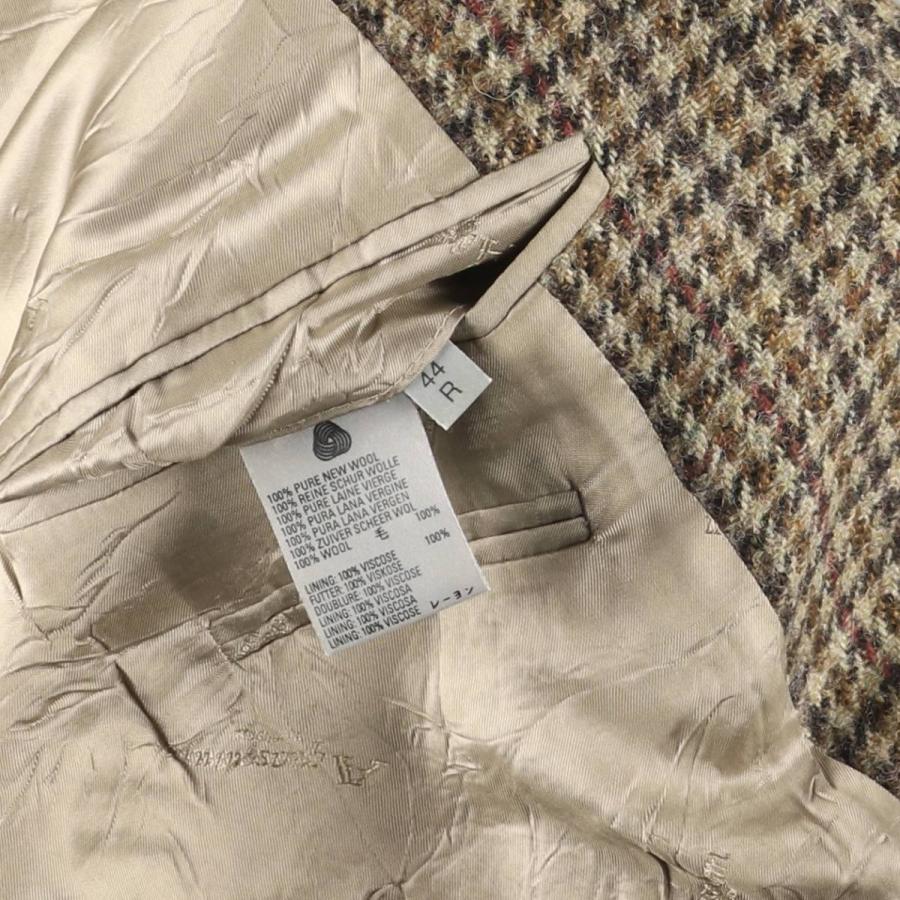 Aquascutum（アクアスキュータム） 古着 チェック柄 ウールテーラード