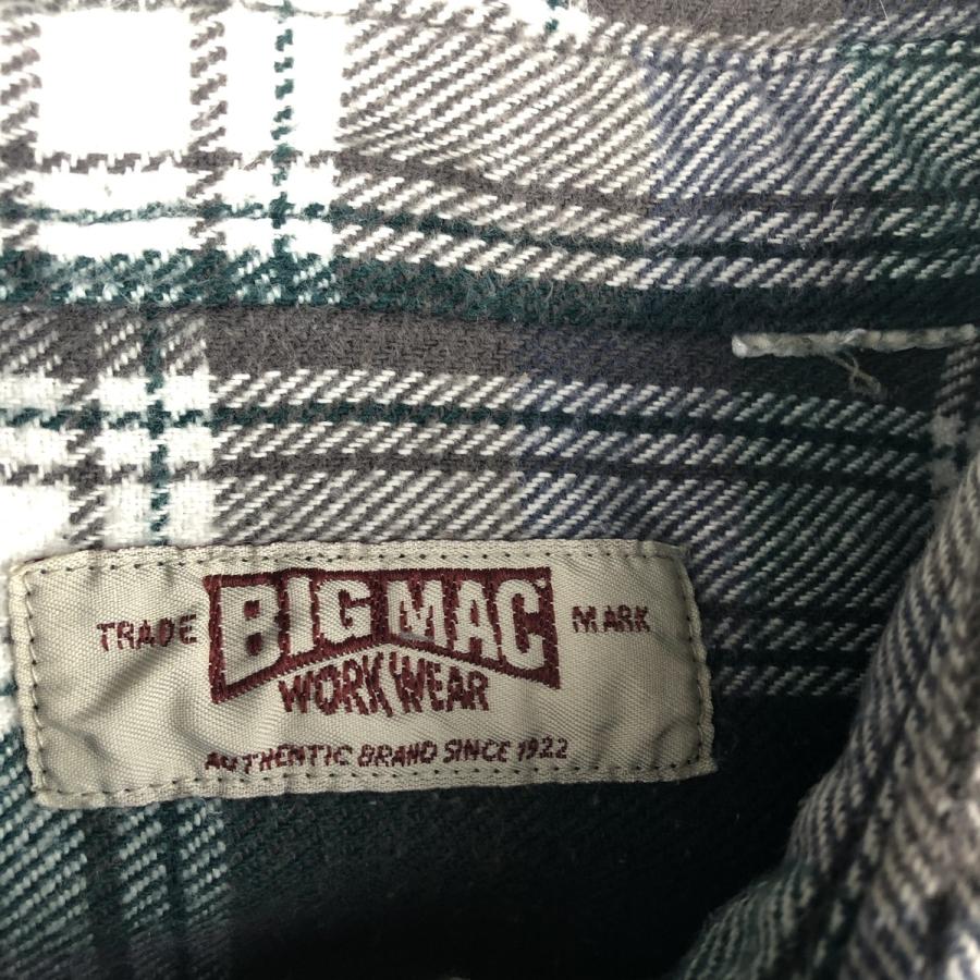 古着 00年代 ビッグマック BIG MAC オンブレチェック 長袖 フランネル