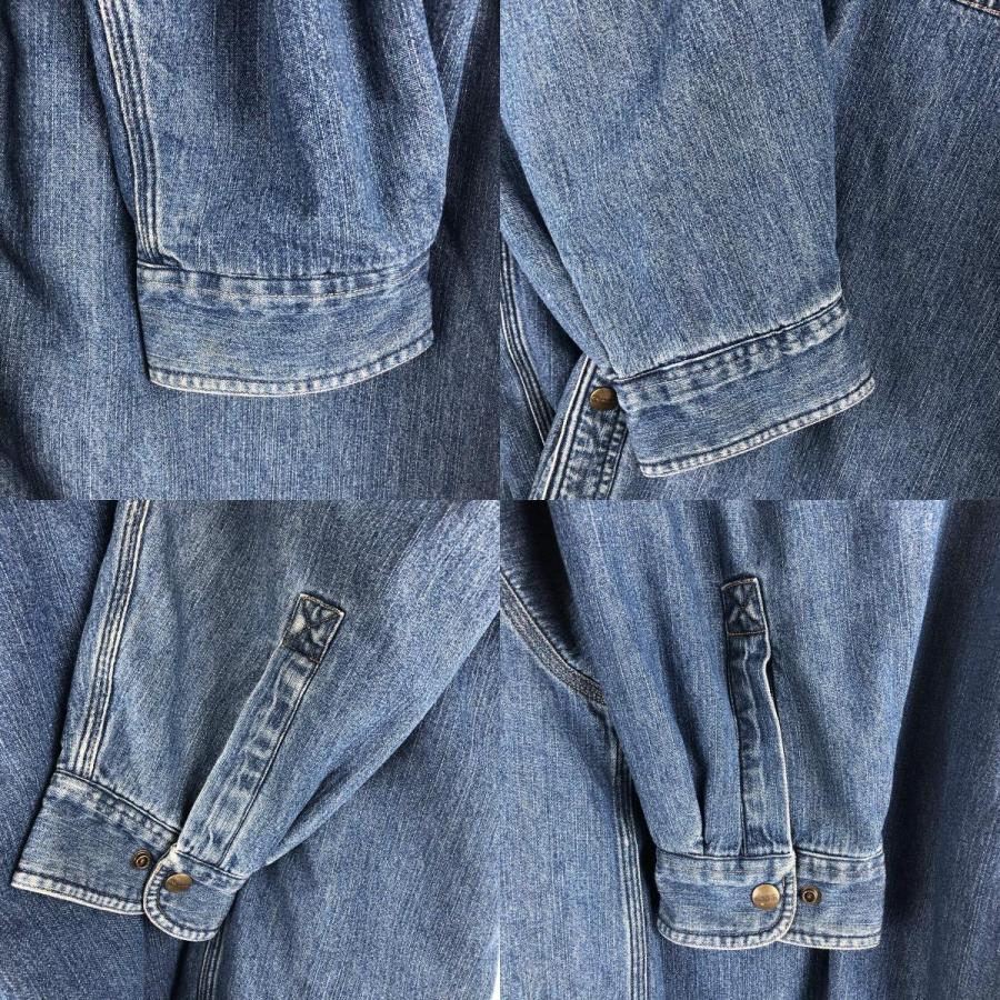 Carhartt（カーハート） 古着 長袖 デニムシャツ メンズXL相当