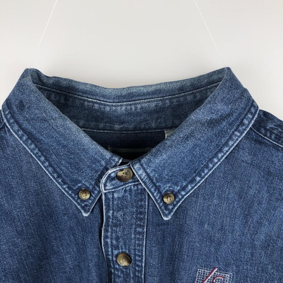 L.L.Bean（エルエルビーン） 古着 90~00年代 長袖 ボタンダウンデニム 