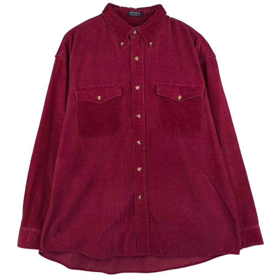 Eddie Bauer（エディーバウアー） 古着 80~90年代 黒タグ 長袖 ボタン 