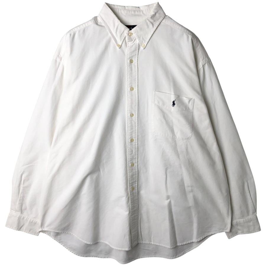 古着 ラルフローレン Ralph Lauren BIG SHIRT 長袖 ボタンダウンシャツ メンズXL相当/eaa609654 古着 ラルフローレン Ralph Lauren BIG SHIRT 長袖 ボタンダウンシャツ