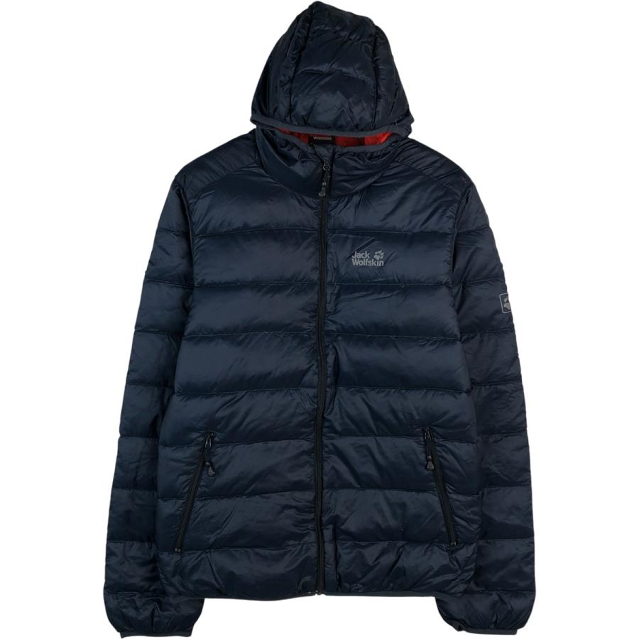 古着 ジャックウルフスキン Jack Wolfskin リップストップ ダウンパーカー メンズL相当/eaa609832 古着 ジャックウルフスキン Jack Wolfskin リップストップ ダウン