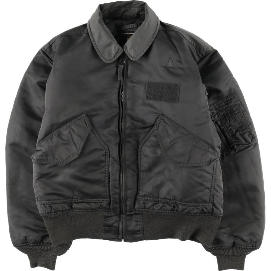 古着 アルファ ALPHA CWU-45/Pタイプ フライトジャケット メンズL 古着 民間品 アルファ ALPHA CWU-45/Pタイプ 中綿入り ミリタリー