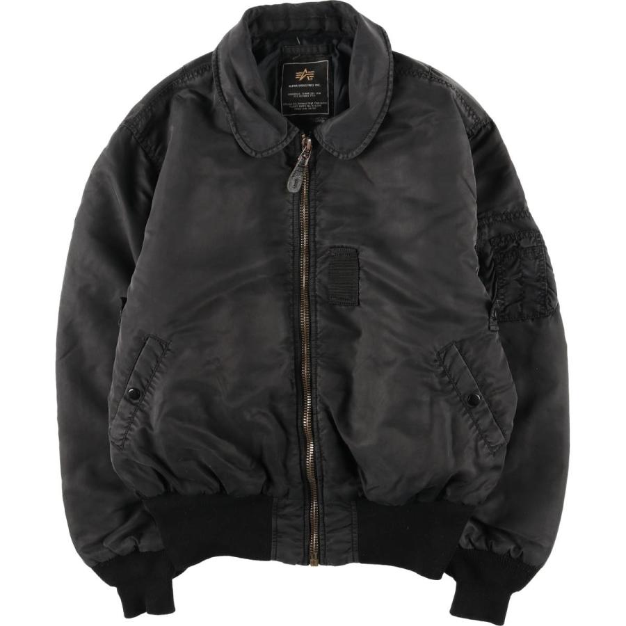 古着 民間品 アルファ ALPHA B-15タイプ 中綿入り ミリタリー フライト