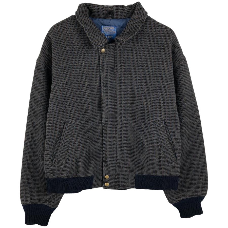 90s USA製 ペンドルトン ウール ブルゾン ジャケット ヘリンボーン USA製/ペンドルトン/ヘリンボーン/ツイード/ドッグイヤー/ジャケット