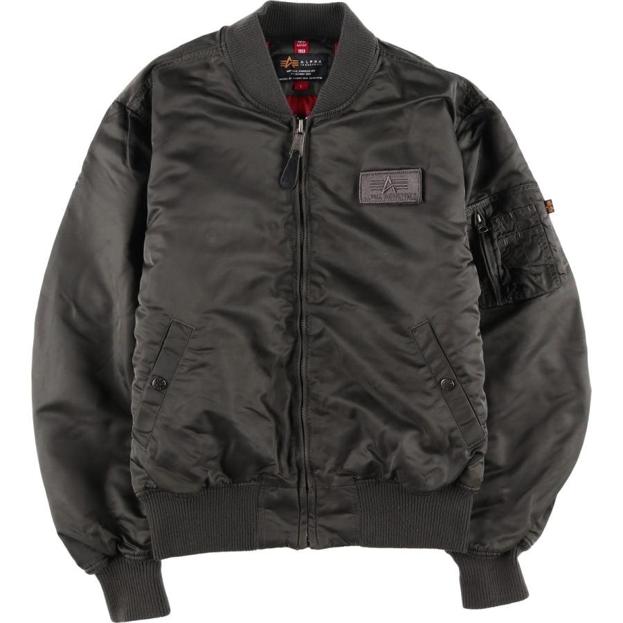 古着 民間品 アルファ ALPHA MA-1タイプ 中綿入り ミリタリー フライト