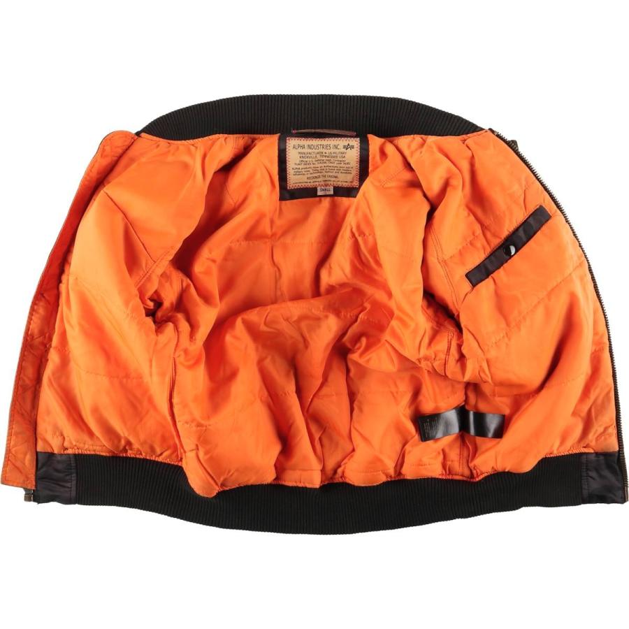 （美品）90s ALPHA MA-1 リバーシブル ブラック × 迷彩 ALPHA アルファ MA-1 （ブラック／カモフラ） ALPHA MA-1 アルファ