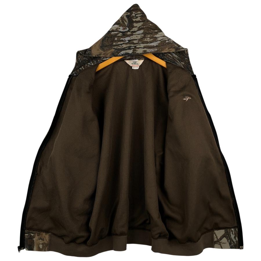 古着 90年代 RED HEAD 迷彩柄 リアルツリーカモ スウェットフルジップ