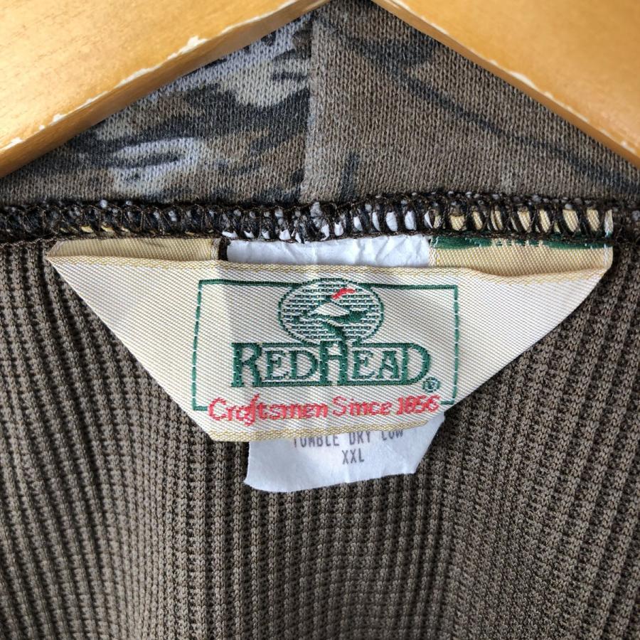 古着 90年代 RED HEAD 迷彩柄 リアルツリーカモ スウェットフルジップ