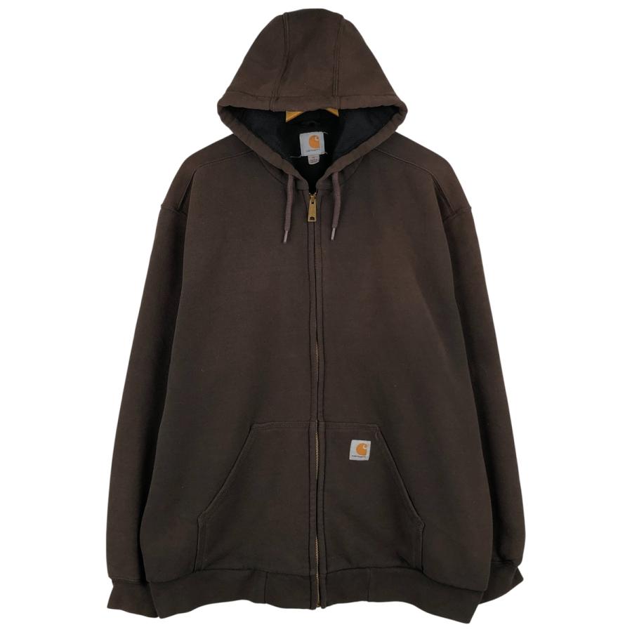 古着 カーハート Carhartt スウェットフルジップパーカー メンズXL相当 Carhartt（カーハート） 古着 スウェットフルジップパーカー メンズXL