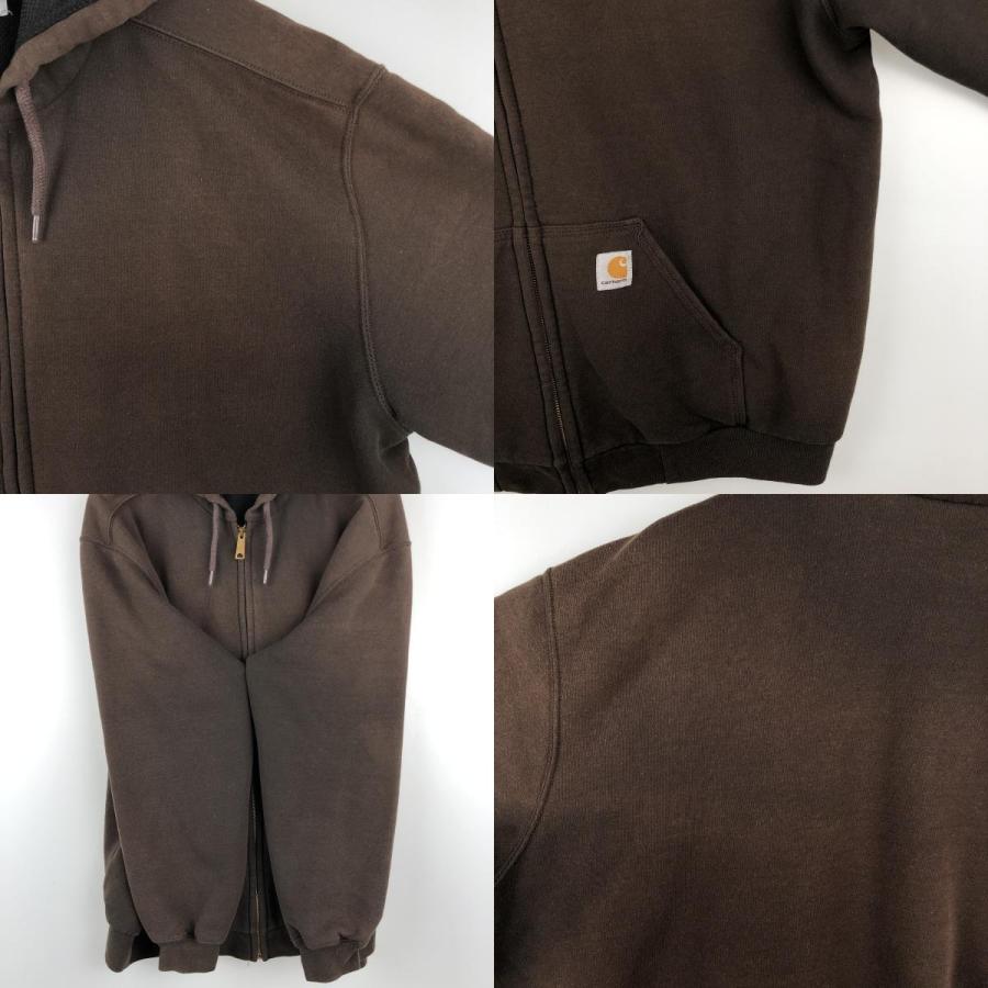 Carhartt（カーハート） 古着 スウェットフルジップパーカー メンズXL
