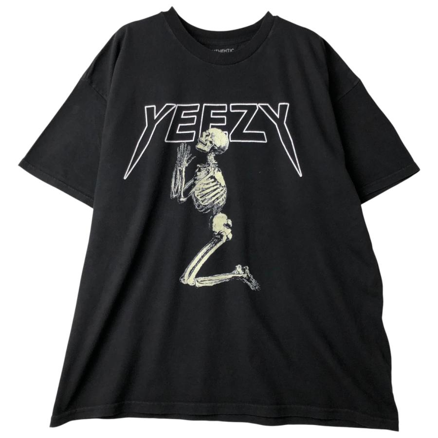 古着 AUTHENTIC Classics ドクロ柄 スカル柄 KANYE WEST カニエ