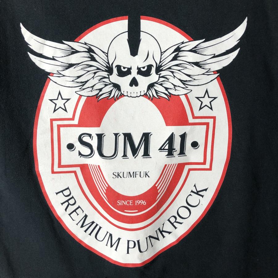 古着 Sum 41 サムフォーティンワン ドクロ柄 スカル柄 バンドTシャツ