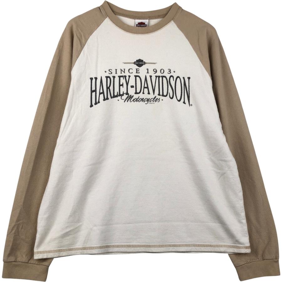 古着 00年代 ハーレーダビッドソン Harley-Davidson ロングTシャツ