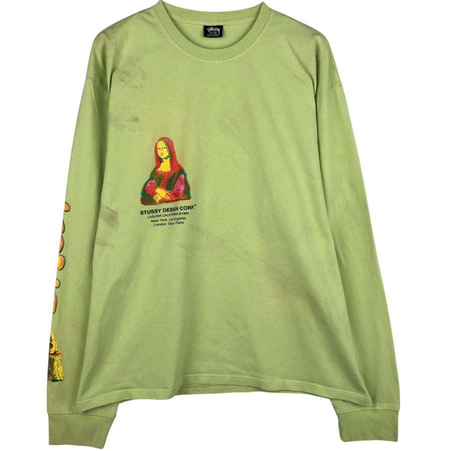 STUSSY（ステューシー） 古着 サーフ スケート アート ロングTシャツ 