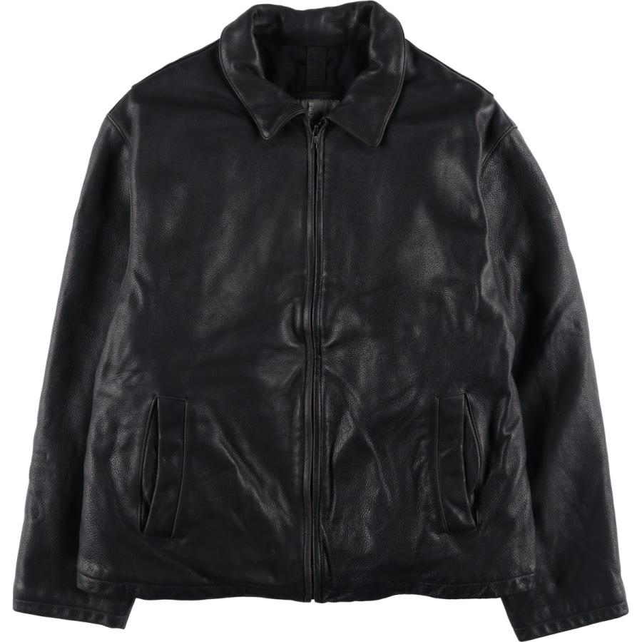 古着 ドッカーズ DOCKERS RECODE スイングトップタイプ 中綿入り レザーブルゾン メンズXL相当/eaa610303 古着 ドッカーズ DOCKERS RECODE スイングトップタイプ 中綿入り