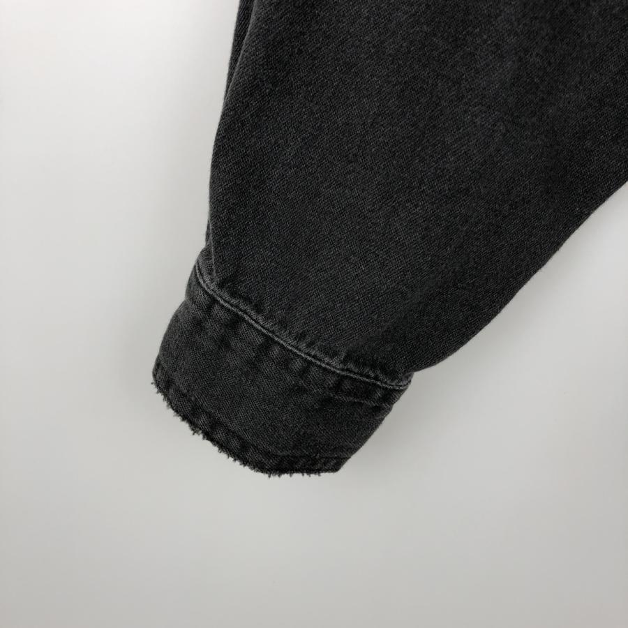Levi's（リーバイス） 古着 90年代 長袖 ブラックデニムシャツ メンズM