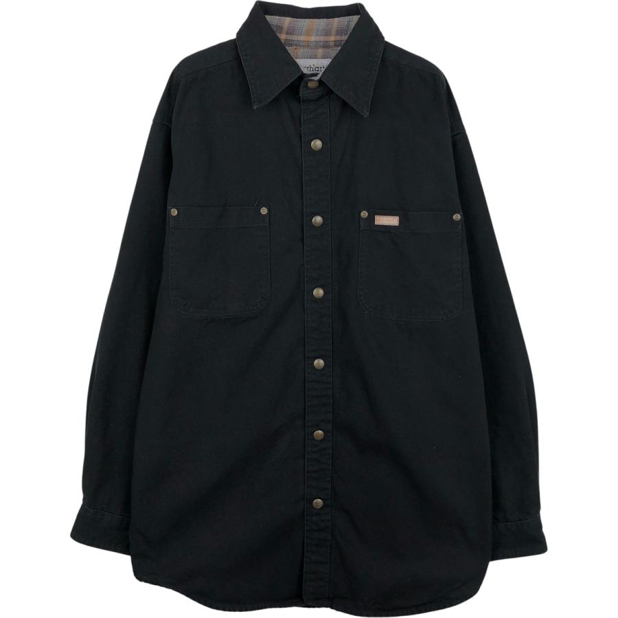 Carhartt（カーハート） 古着 長袖 ダックワークシャツ メンズM相当 
