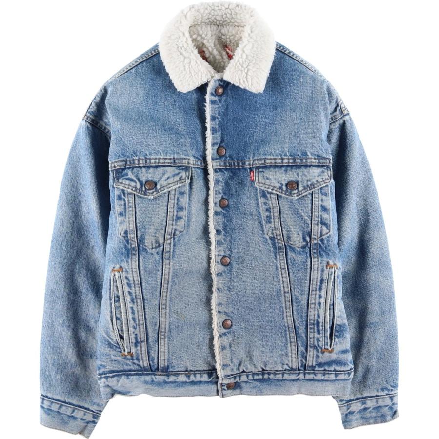 Levi's デニムジャケット ボア付き Levi's（リーバイス） 古着 デニムボアジャケット メンズL相当
