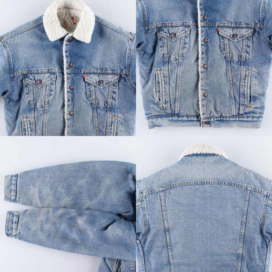 Levi's（リーバイス） 古着 デニムボアジャケット メンズL相当