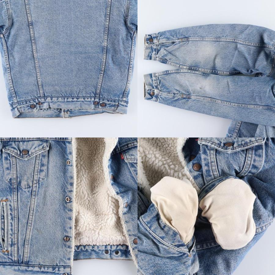 古着 リーバイス Levi's デニムボアジャケット メンズL相当 ヴィンテージ/eaa611140 Levi's（リーバイス） 古着 デニムボアジャケット メンズL相当