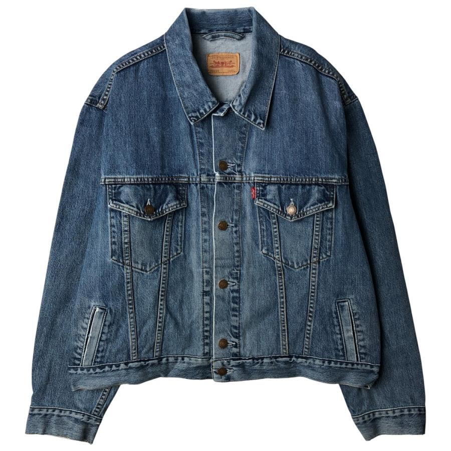 【美品】ユーロリーバイス/70550/Gジャン/デニムジャケット/ビッグサイズ Levi's（リーバイス） 古着 00年代 Levi's 70550-0414 ユーロモデル