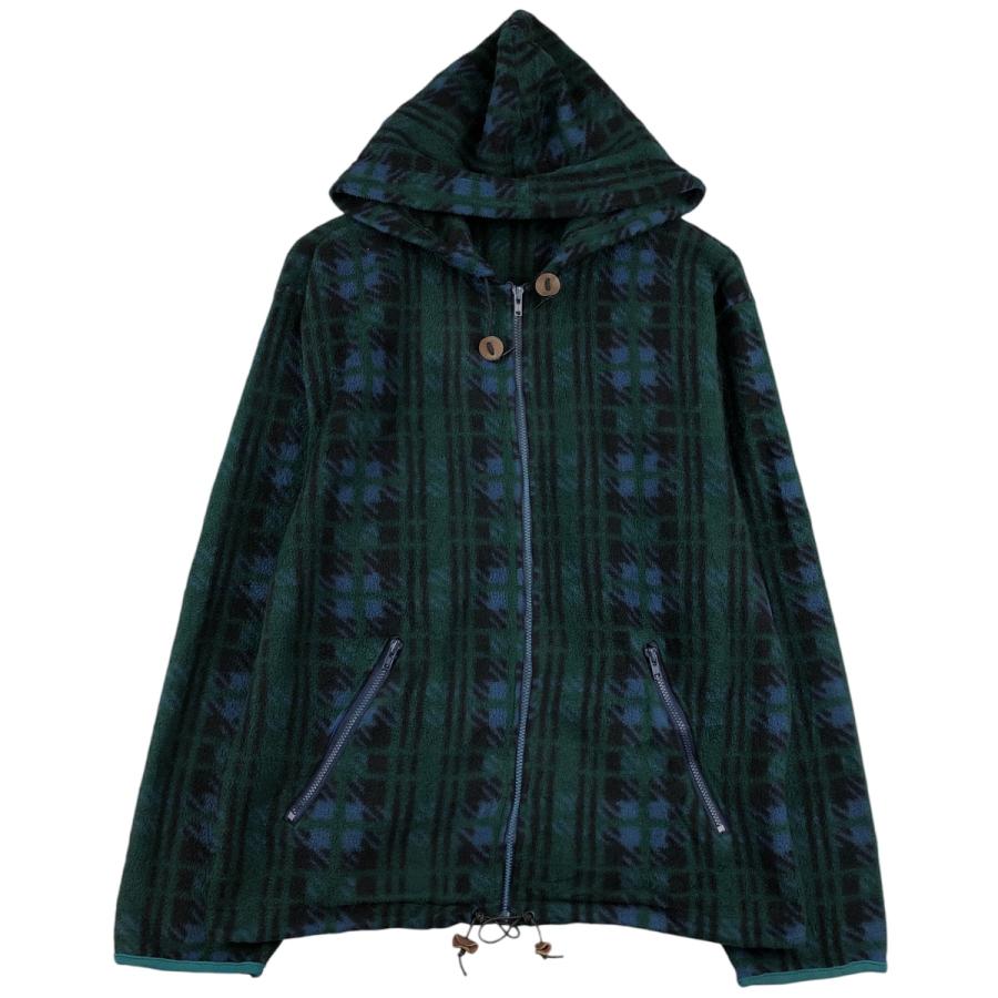 L.L.Bean（エルエルビーン） 古着 90~00年代 総柄 フリースフルジップ 