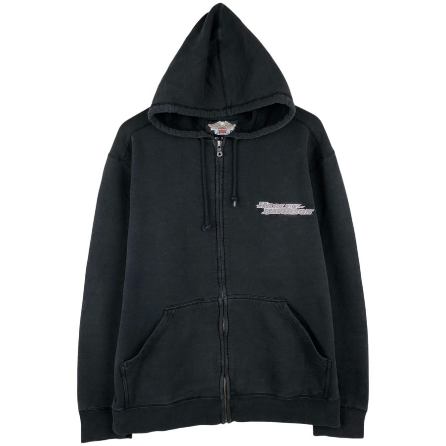 古着 ハーレーダビッドソン Harley-Davidson スウェットフルジップ