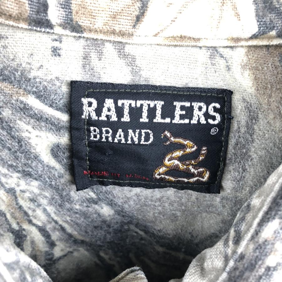 古着 90年代 Rattlers Brand 迷彩柄 リアルツリーカモ 長袖 ヘビー
