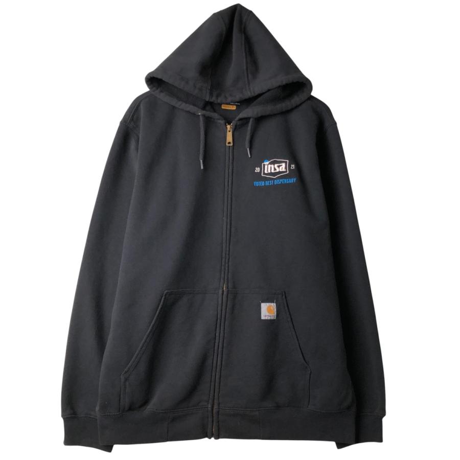 Carhartt（カーハート） 古着 スウェットフルジップパーカー メンズL