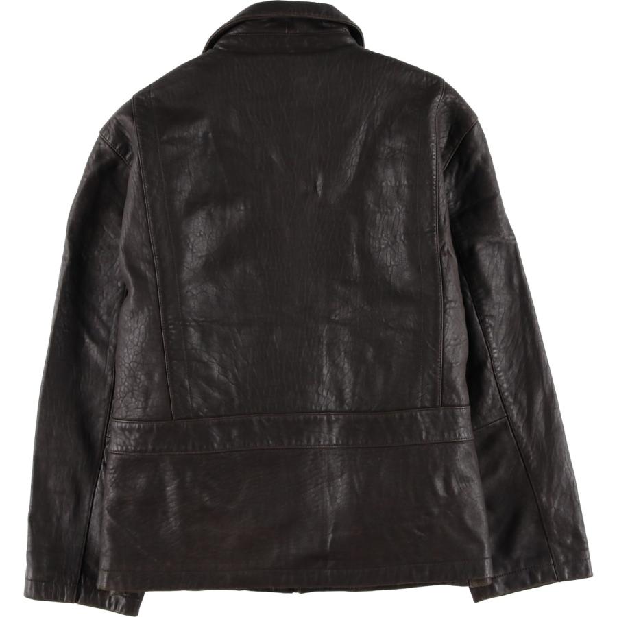 古着 90年代 ペリーエリス PERRY ELLIS PORTFOLIO 中綿入り レザー
