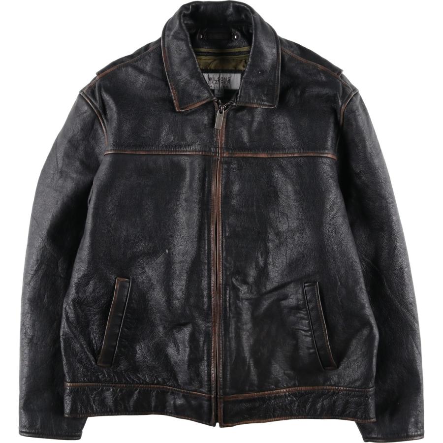 古着 ウィルソンズレザー WILSONS LEATHER M.JULIAN レザーブルゾン
